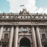 Low angle shot of the US Custom House in Battery Park, in New York, USA